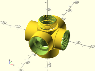 pvc\_six\_way\_joint() Example 2