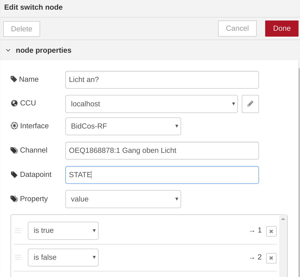 switch node rules